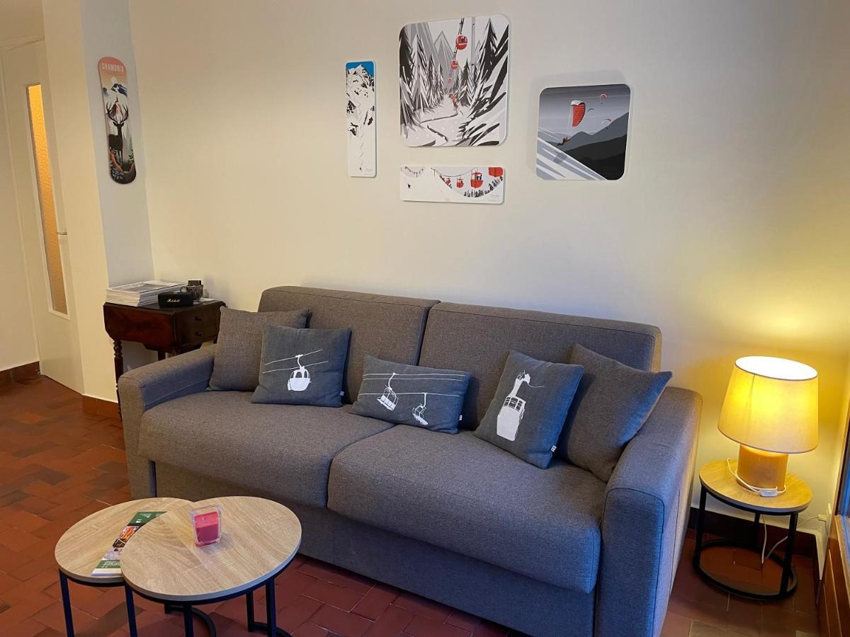 Residence Bois Du Bouchet, Appartement Vue Montagne, Calme, Parking Gratuit, Proche Centre Chamonix Exterior photo