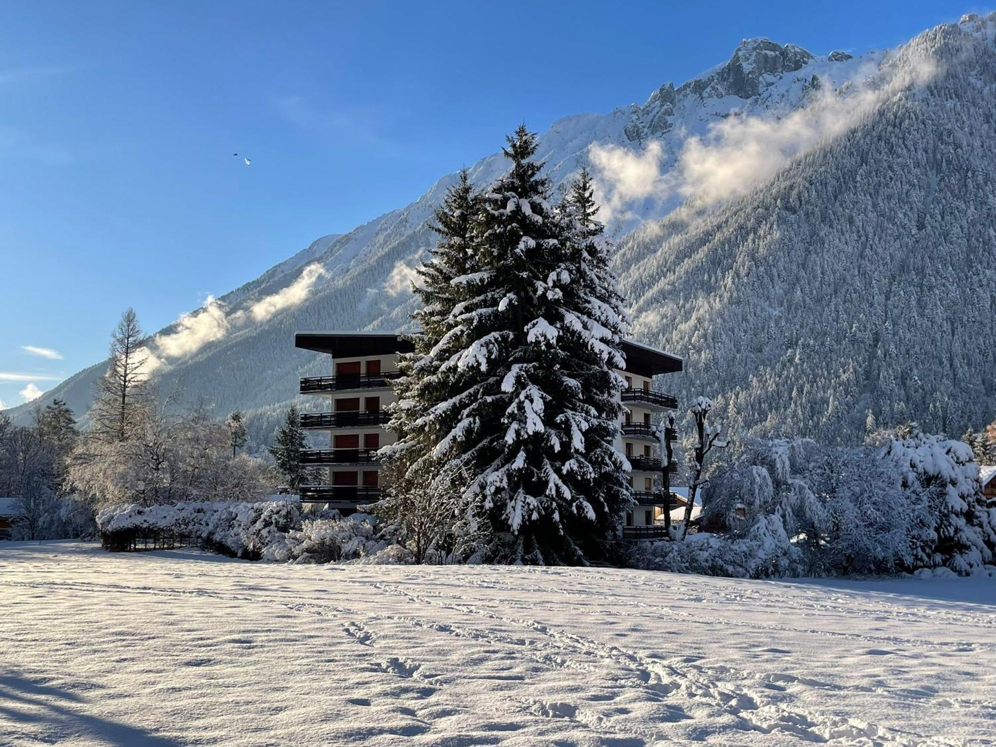 Residence Bois Du Bouchet, Appartement Vue Montagne, Calme, Parking Gratuit, Proche Centre Chamonix Exterior photo